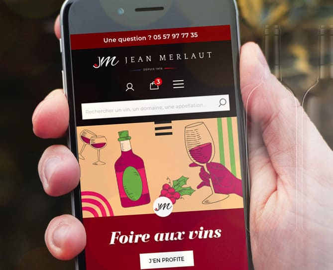 Site web mobile Jean Merlaut